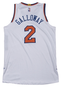 2014-15 Langston Galloway Game Used New York Knicks Home Jersey (Steiner)